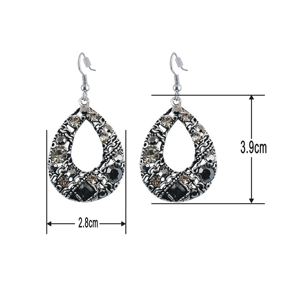 New Bohemian Fashion Earrings Teardrop-shaped Pierced Ear Retro Free Shipping | Украшения и аксессуары