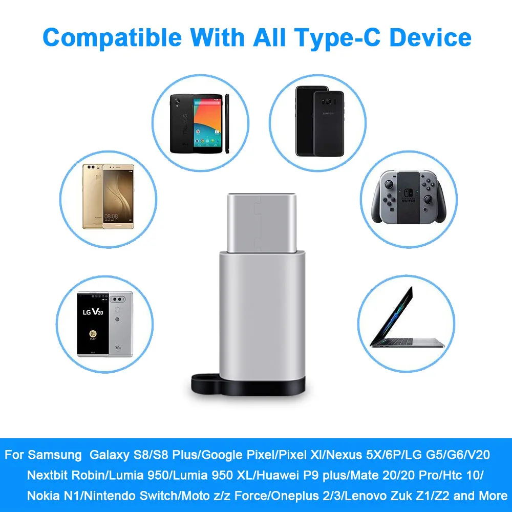 Адаптер Micro USB на Type C Otg для Xiaomi Redmi Note 9 Pro 8 9S Samsung Galaxy 20 Ultra S20 Plus Huawei Oneplus Typec USBC |