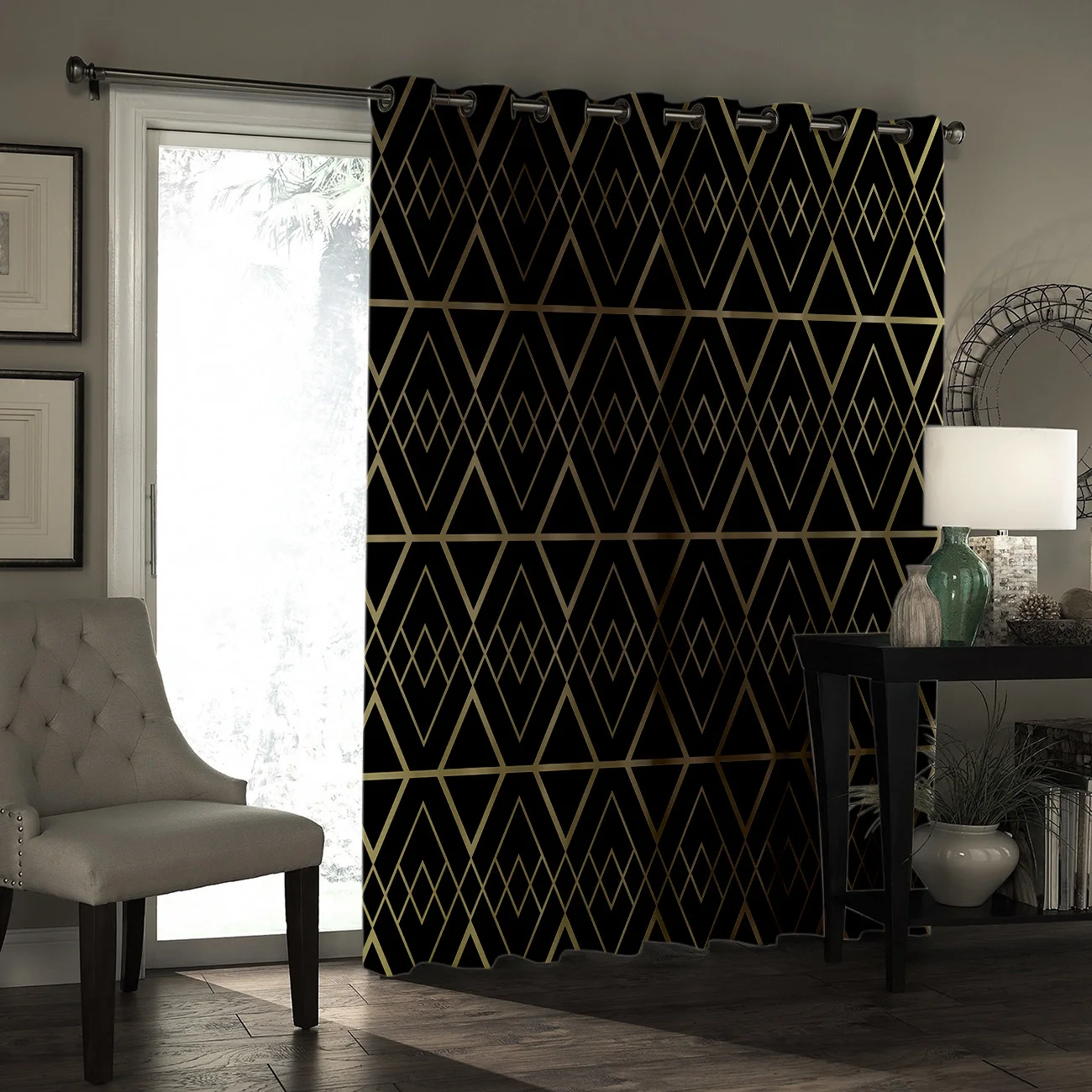Современные Геометрические оконные шторы для гостиной спальни детская