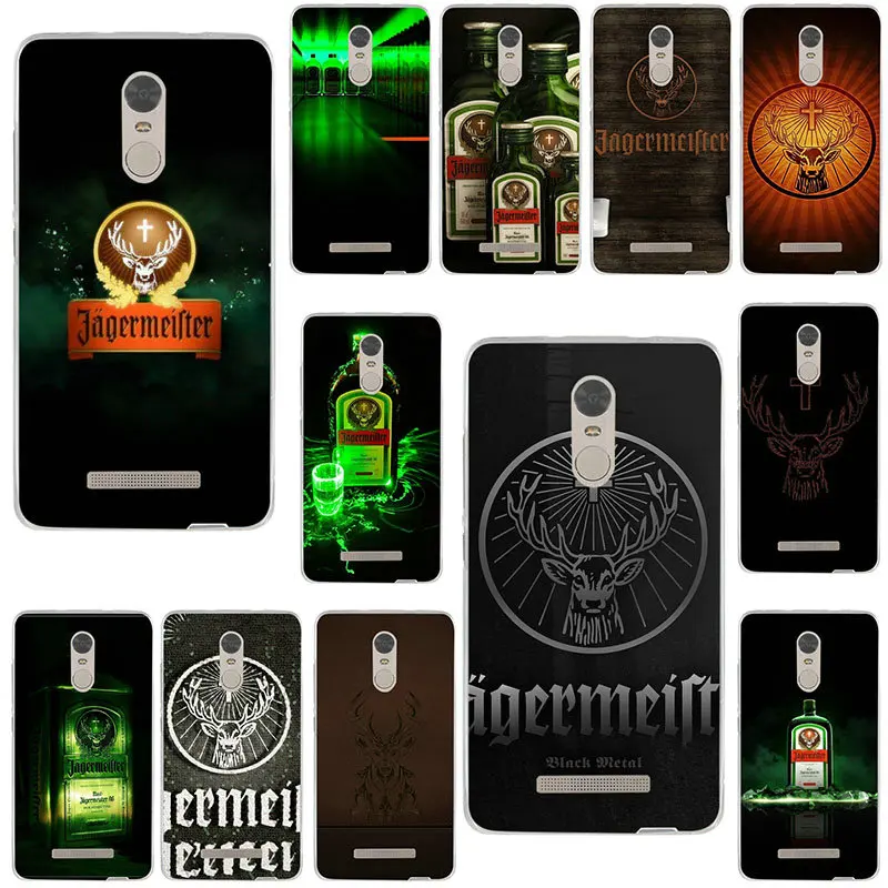Jagermeister Ретро бутылка Мягкий ТПУ силиконовый чехол для телефона Xiaomi mi красный Note