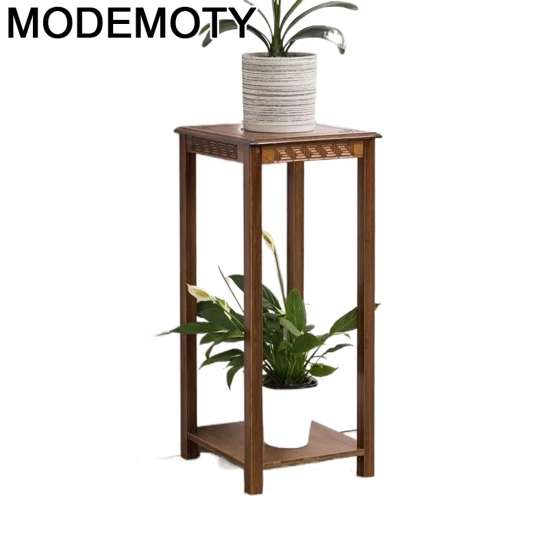 

Plantas Estanteria Jardin Wood Ladder Plantenstandaard Indoor Plant Rack Dekoration Balcony Shelf Stojak Na Kwiaty Flower Stand