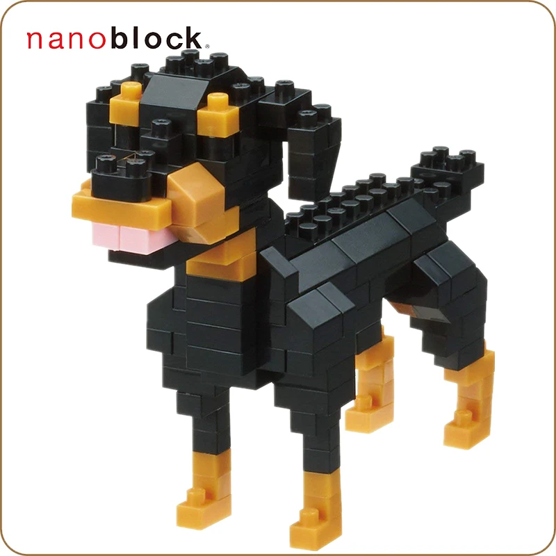 Kawada Nanoblock Ротвейлер Собака NBC-263 строительные блоки 140 штук Алмазная креативная