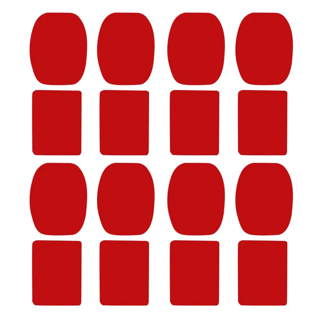 Клейкие накладки стикер плоский изогнутый базовый набор аксессуаров для GoPro Hero