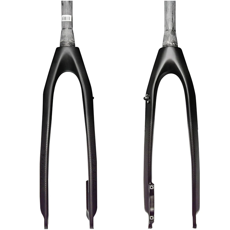 Велосипедная вилка TOSEEK из углеродного волокна коническая жесткая велосипедный