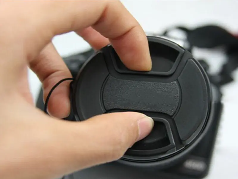 

1pcs Camera Lens Cap Holder Cover plastic snap-on lens cap for Canon Nikon 49mm/50mm/52mm/55mm/58mm/62mm/67mm/72mm/77mm/82mm