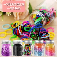 new macaron color filling disposable rubber band creative retro simple japanese hair accessories