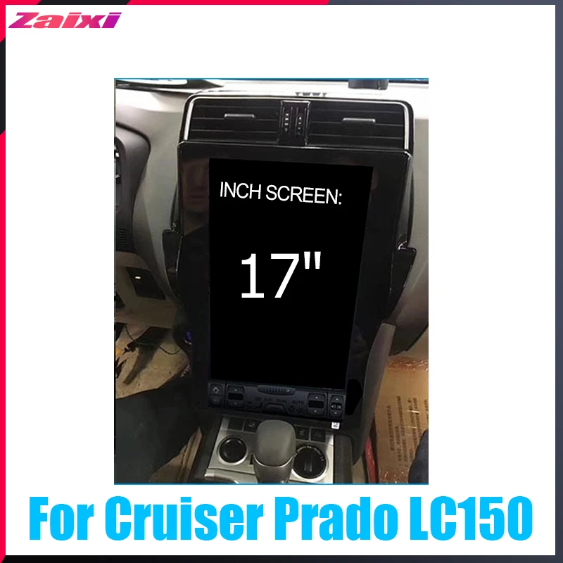ZaiXi 17 дюймовый большой экран Tesla вертикальный Android автомобильный ПК Navi Радио для