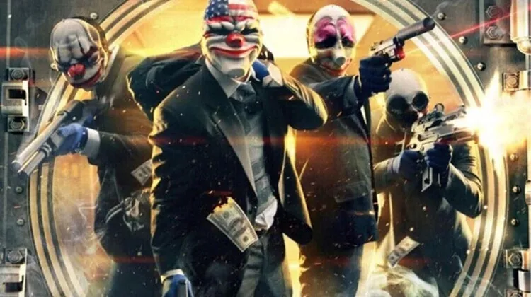 Вечерние маскарадные маски Забавный пугающий клоун из ПВХ маска Payday 2 Хэллоуин ужасная маска фестиваль Косплей Костюм тушь для вечеринок карнавал