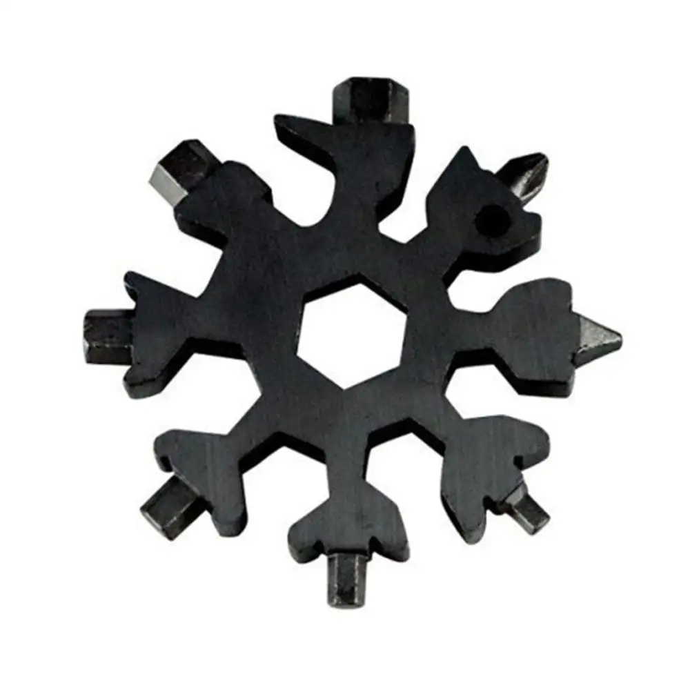 

Multifunctional Octagonal Snowflake Wrench Outdoor Camp Survive Portable Tool Key Ring Key Chain Hexagon Socket Combination