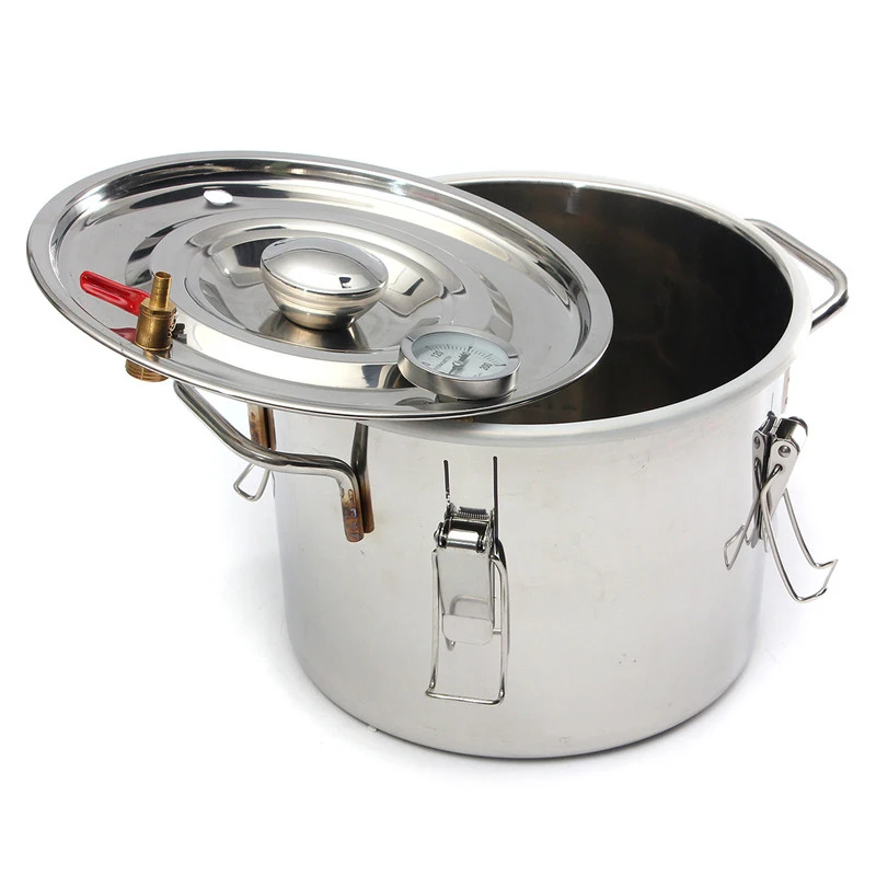 8GAL 35L эффективный дистиллятор Alambic Moonshine алкоголь из нержавеющей меди DIY для