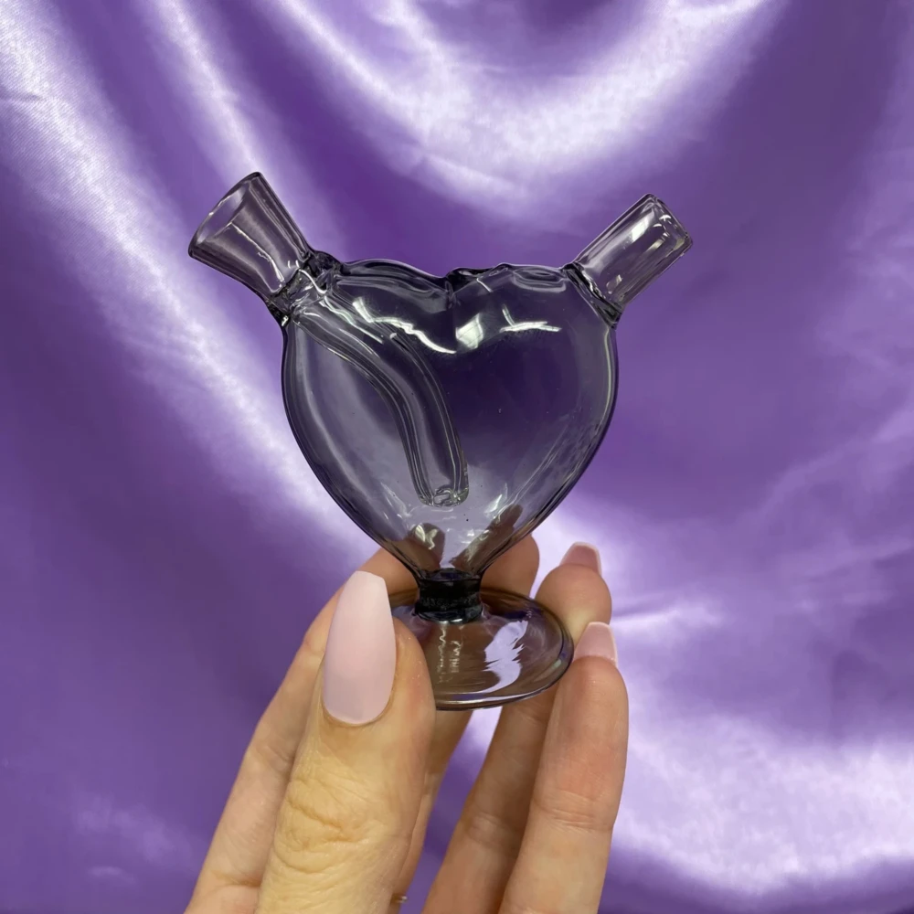 Розовый барботер в форме сердца | Дом и сад