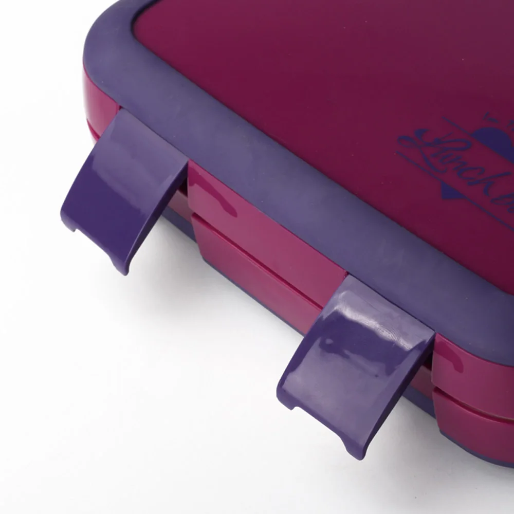 Ланч бокс для детей с четырьмя отделениями фруктовый пищевой контейнер