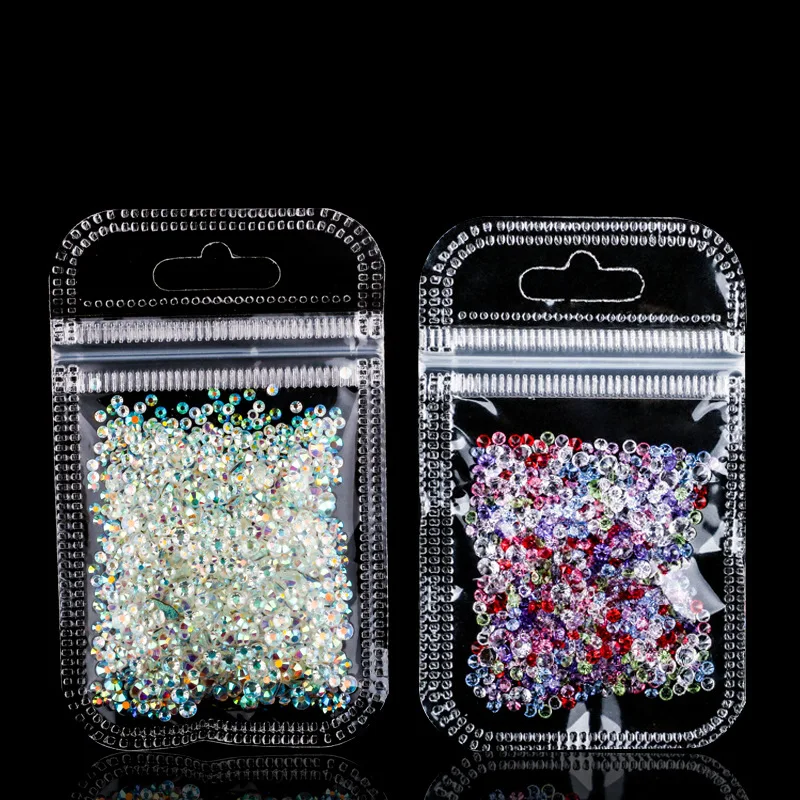

Nail Jewelry Mixed Color Flat Rhinestone Nail Decoration