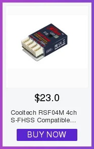 Cooltech RSF04C S-FHSS Compatible Receiver for FUTABA Surface Systems 3PV 4PV 4PX 7PX