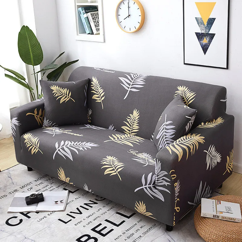 

Stretch Print Sofa Cover Mordern Elastic Slipcovers for Living Room Tight Wrap Couch Cover 1/2/3/4 Seater Furniture Protector