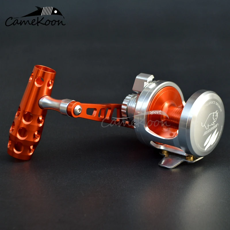 

CAMEKOON 30KG Power Drag Saltwater Trolling Reel PE3-500M Heavy Duty Sea Fishing Boat Fishing Jigging Fishing Reel