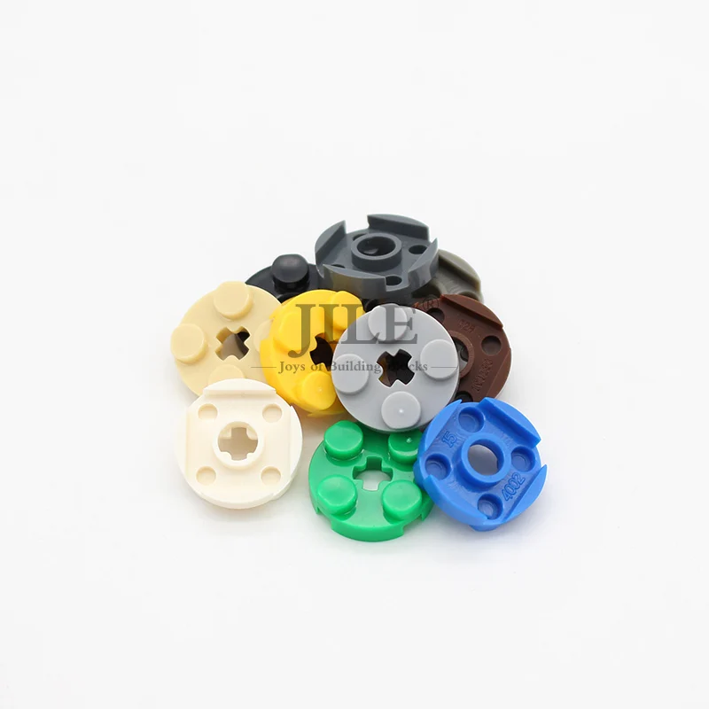 Конструктор Moc Round 2x2 с отверстием для оси 4032 креативные базовые строительные