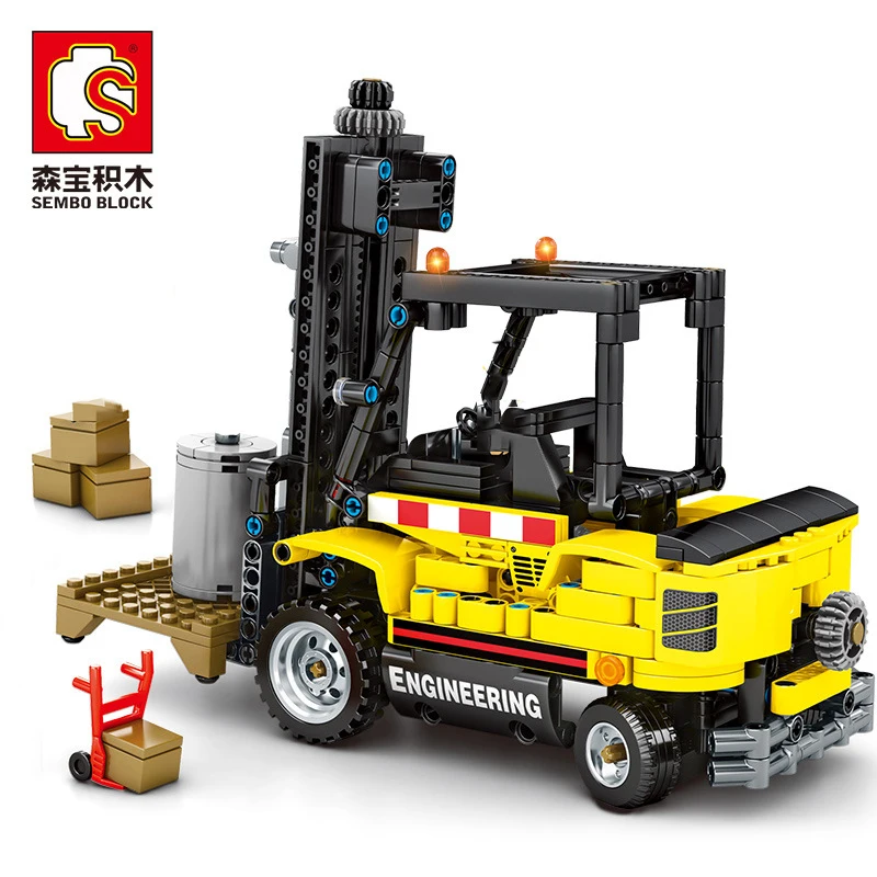 Sembo грузовик вилочный погрузчик техника городской машины Модель строительных