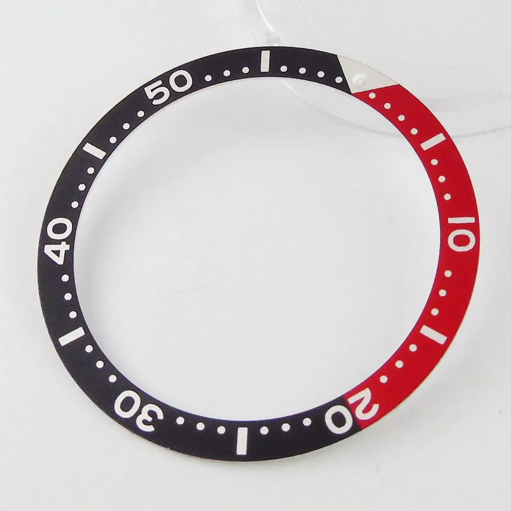 

New 39mm Black Blue Alloy Watch Bezel Ring Insert for 45mm Watch Case Luminous Dot