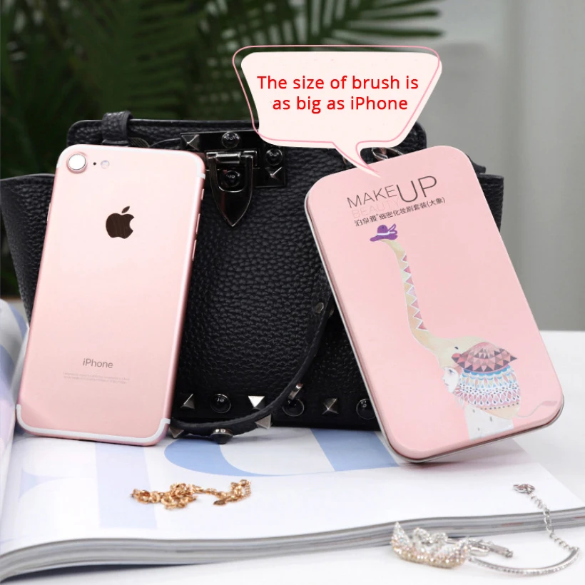 Набор кистей для макияжа губ основы не впитывают пудру комплект от производителя