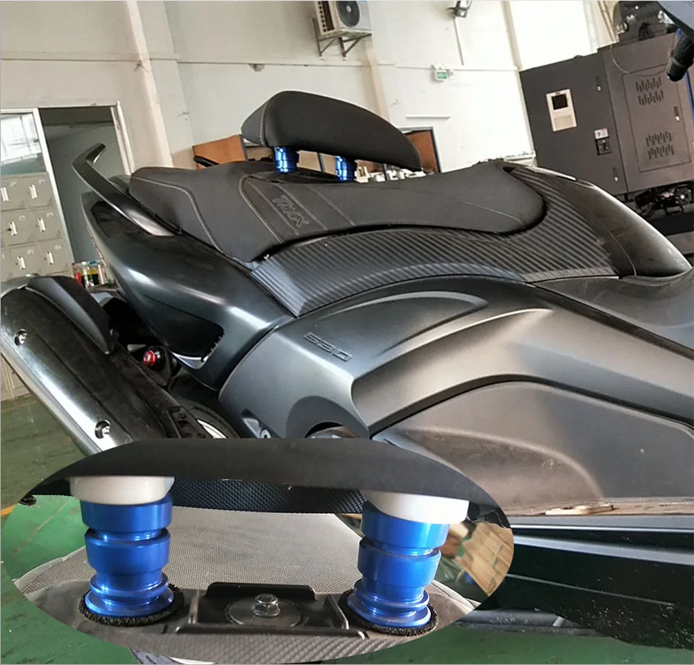 Tmax530 DX SX CNC подушка для сиденья мотоцикла, повышающая спинка, усиленная спинка для Yamaha Tmax 530 T Max 2013