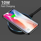 QI 10 Вт Беспроводное зарядное устройство для iPhone XS Max XR X 8 QC 3,0 Быстрая зарядка для huawei p30 pro p20 lite mate 20 USB Автомобильное зарядное устройство