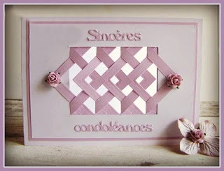 Sincères condoléances французского слова пресс-формы для изготовления открыток sincères