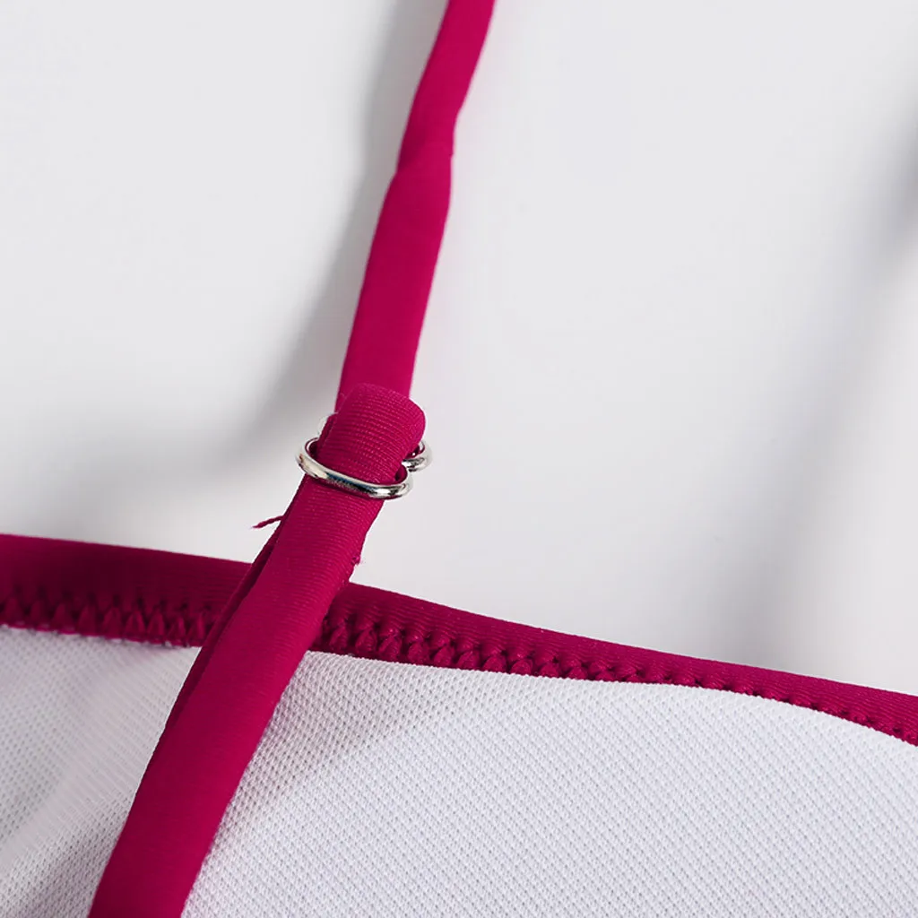 Новинка лета 2020 женский купальник винный однотонный топ-труба бикини на