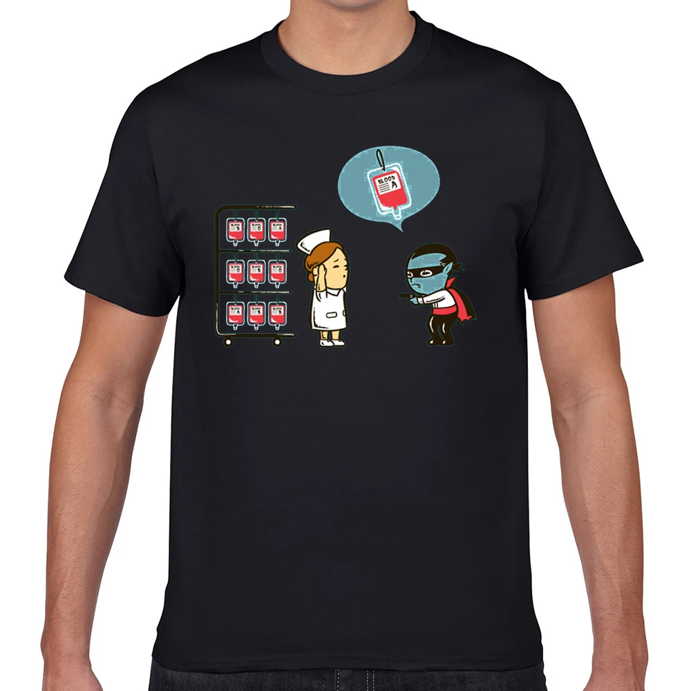 

Мужская футболка с надписью ленивый вампир Kawaii Geek, короткая мужская футболка