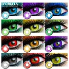 Цветные контактные линзы orella для аниме косплей цветные линзы ed синие зеленые разноцветные контактные линзы ed линзы Красота Макияж