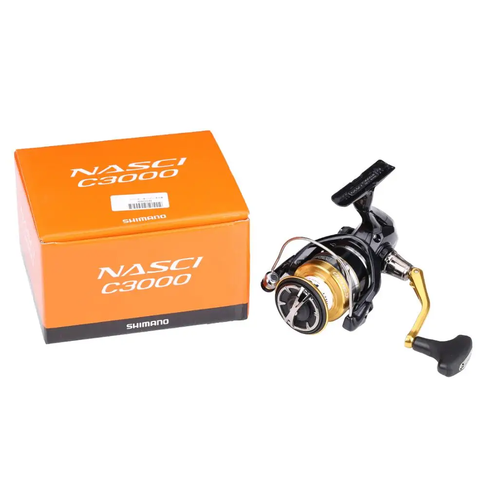 

Original SHIMANO NASCI 1000 2500 C3000 C3000HG 4000XG 4000 C5000XG Spinning Fishing Reel Deep Spool HAGANE Gear Saltwater Tackle