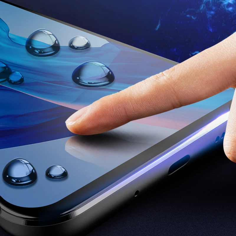 EXUNTON для samsung Galaxy S10E, полное покрытие, матовая, не оставляет отпечатков пальцев, блики, закаленное стекло, защита экрана, матовая 9H пленка