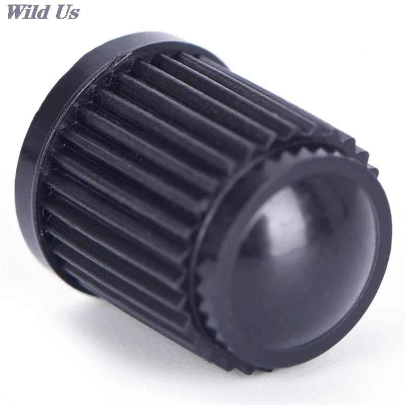 

50Pcs/lot Motorcycle Auto Wheel Tyre Valve Stem Caps Dust Cover Lid Black Plastic Truck Car Tire Air Wheel Valve Stem Cap
