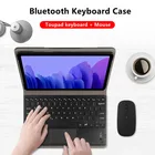 Чехол для клавиатуры Samsung Galaxy Tab A 8 2019  T295, чехол для клавиатуры с сенсорной панелью, чехол для клавиатуры Galaxy Tab A 8 S Pen P200