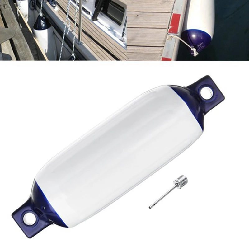 

2PCS Inflatable Boat Fender PVC Boat Anchor Fender Buoy Yacht Fenders UV Protection Ribbed Bumper Boat Accessories
