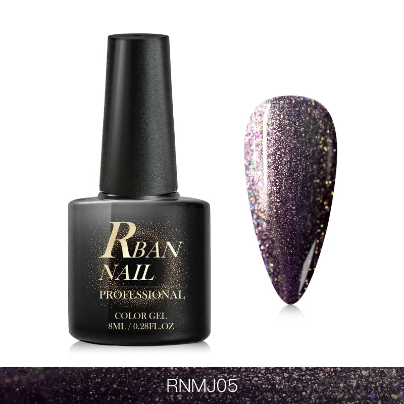 S08413 RBAN NAIL 8 мл голографический гель для ногтей с блестками лак долговечный впитывающий УФ светодиодный гель Dreamland лак для ногтей маникюрные инструменты - Цвет: S08413