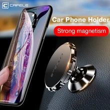 CAFELE-soporte magnético Universal para teléfono móvil en el coche, accesorio de aleación de aluminio, con imán