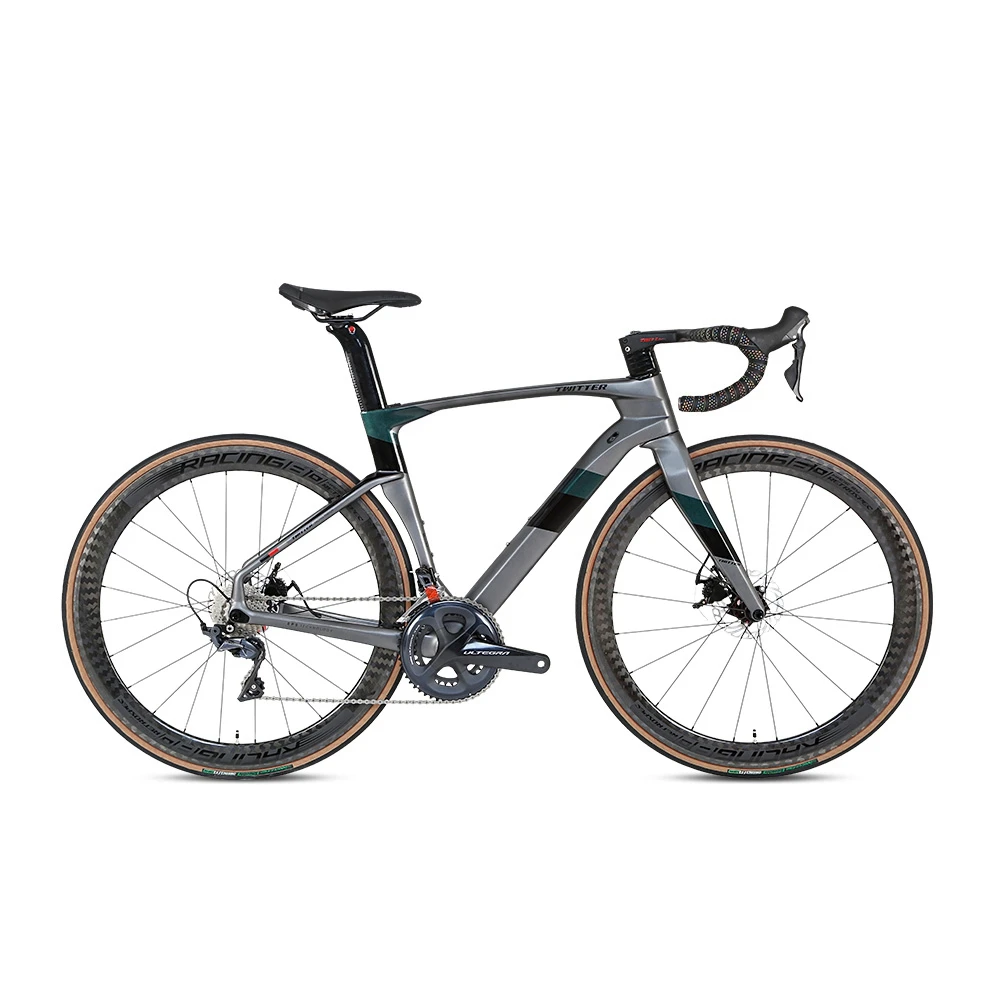 

TWITTER UT bicicleta CYCLONE SHIMANO105 R7020-22S gravel bicycle oil disc brake carbon wheel700C carbon fiber road bicycle bikes