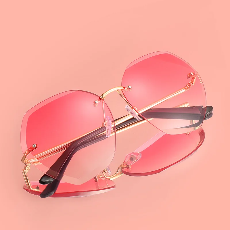 Солнцезащитные очки с обрезанными краями для океана европейские и американские