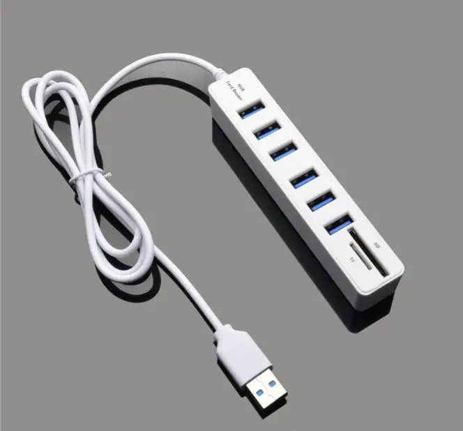 Концентратор COMBO 8-портовый сплиттер Удлинительный USB комбинации 3/6 порт 2 0 HUB