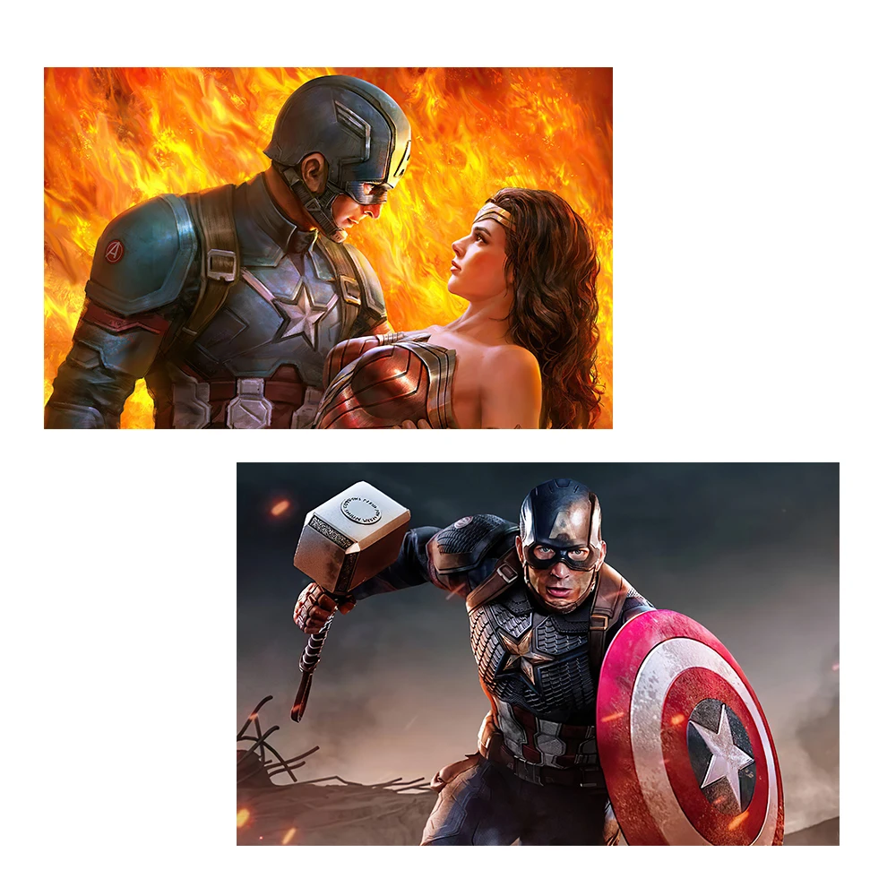 

Печатная Картина на холсте Marvel супергерой Мстители Капитан Америка HD для гостиной спальни декоративная картина