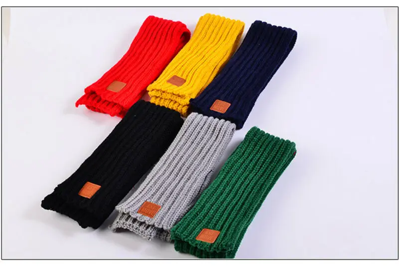 Новый Зимний милый Хлопковый вязаный детский шарф для мальчиков и девочек