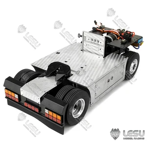 LESU Metal 4x4 шасси с 27 т серводвигателем для 114 Tamiya Scania 2 оси RC трактор грузовик TH16593