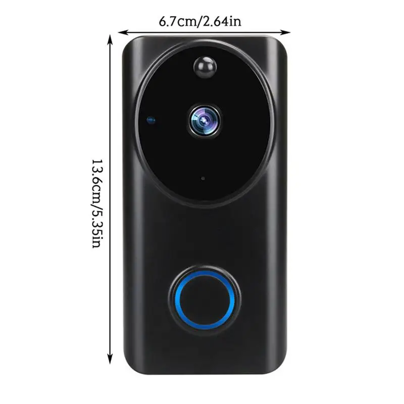 Visual Doorbell WiFi Wireless Smart Door Bell Phone Remote Video Home Alarm Chime 2021 New Arrivals | Обустройство дома