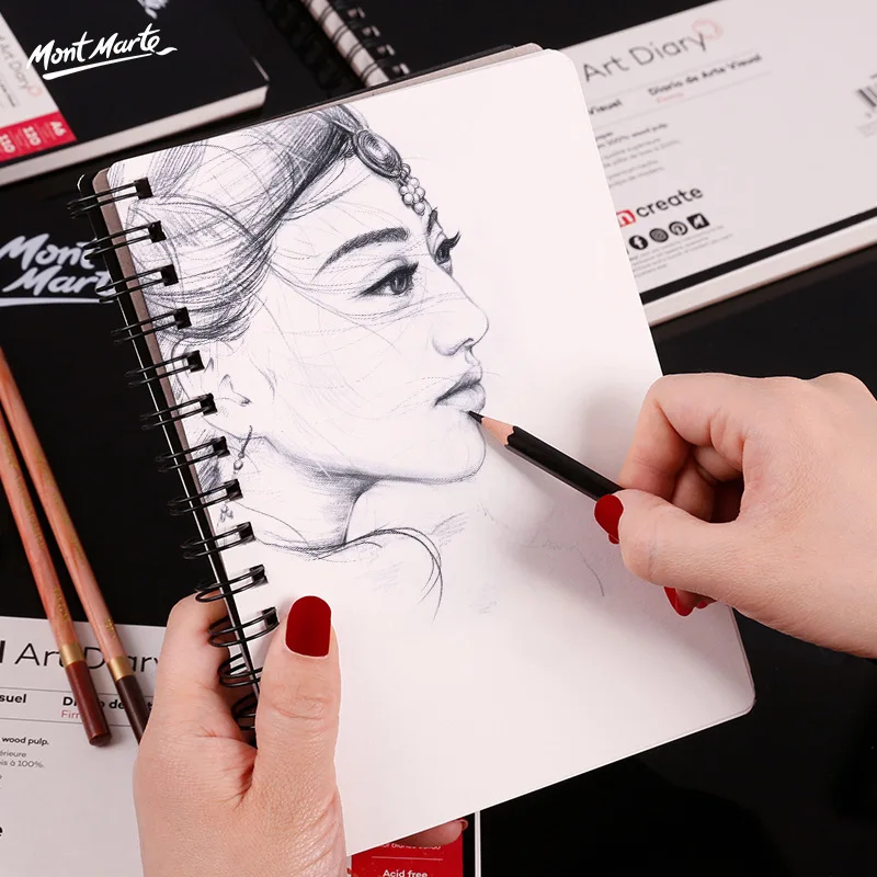 Mengmate A4 шарнир для набросков 120 страниц разборная толстая бумага 8k рисования |