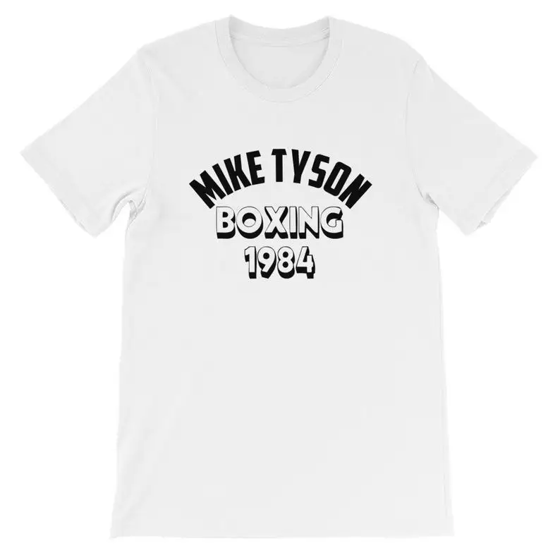 

Roots of Fight Mike Tyson Boxing 1984 T-Shirt Iron Mike Tyson Summer Cotton Short Sleeve O-Neck Men's T Shirt Gift New S-3XL