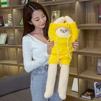 new 1865cm woongjang kawaii doll yellow banana man plush toy korea popular anime appease dolls birthday gifts for children baby
