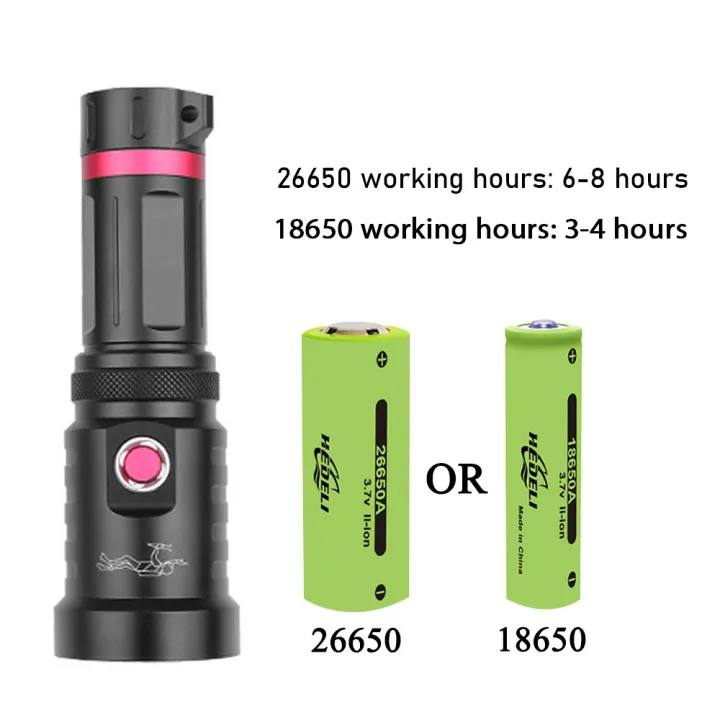 

Profession XHP90.2 Diving LED Flashlight Torch Powerful Rechargeable USB Flash light 18650 Dive 300m Torch Light XHP70 Work Lamp
