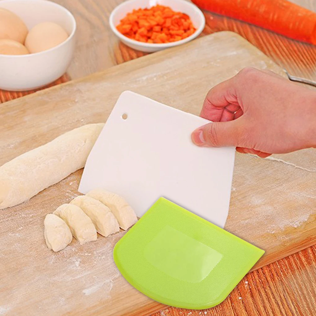 Пластиковый скребок для теста кухонные ножи масла лопатка выпечки кондитерские