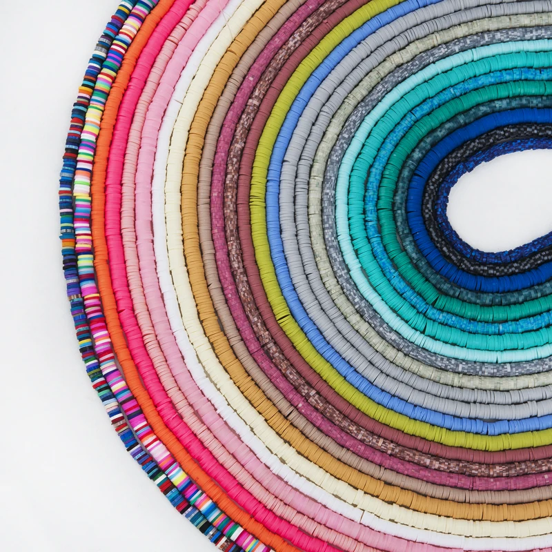 Бусины DoreenBeads Katsuki из полимерной глины круглые белые бусины диаметром 6 мм